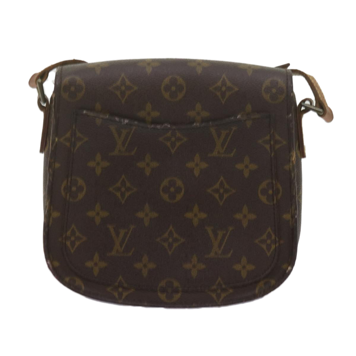 LOUIS VUITTON Monogram Saint Cloud MM Shoulder Bag M51243 LV Auth 62388