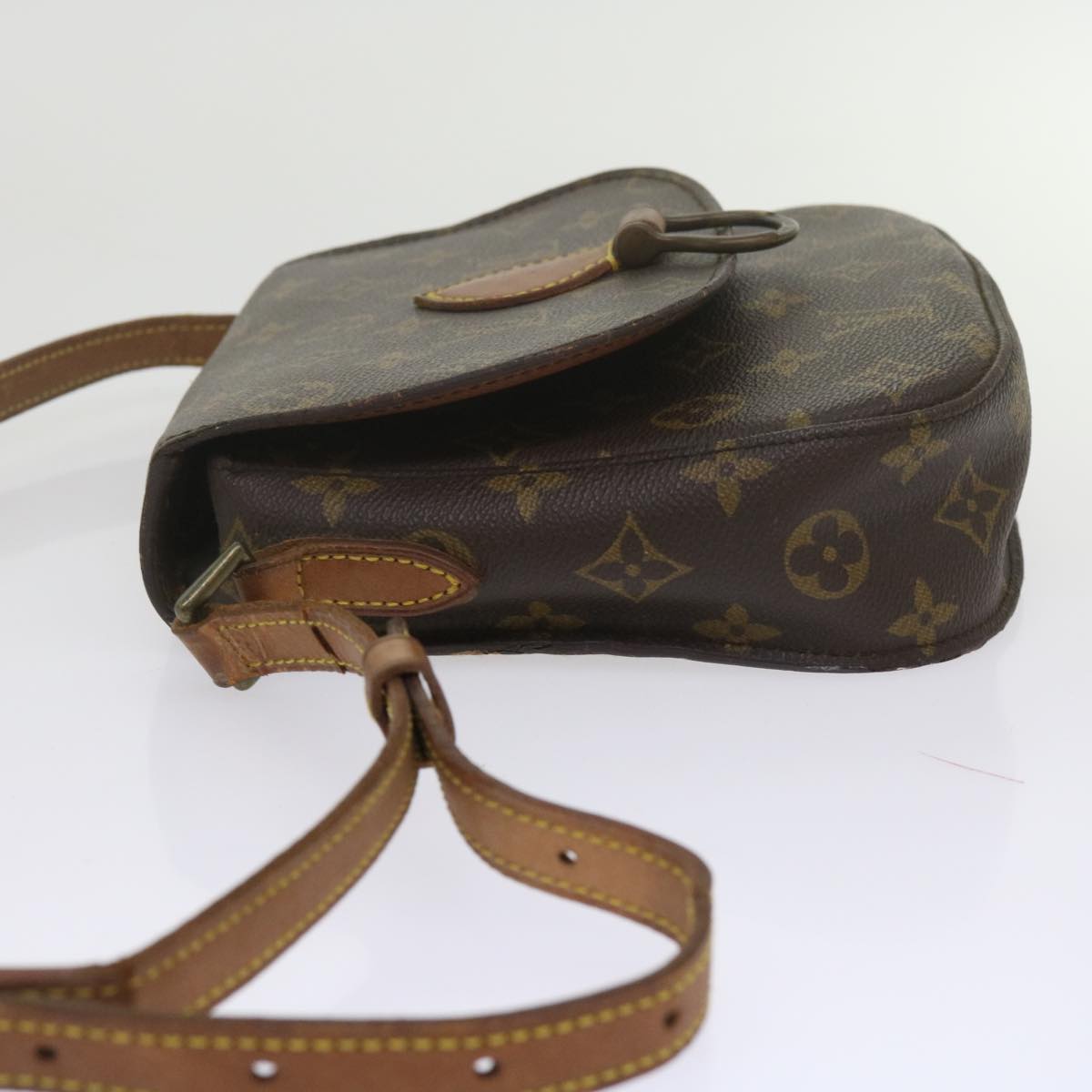 LOUIS VUITTON Monogram Saint Cloud MM Shoulder Bag M51243 LV Auth 62388