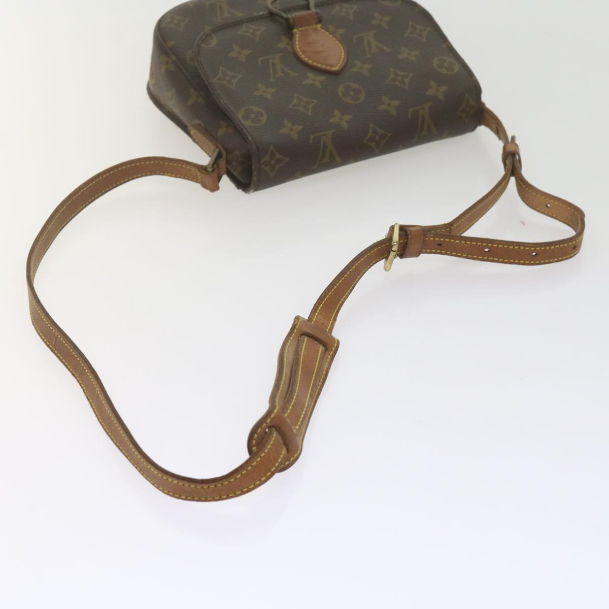 LOUIS VUITTON Monogram Saint Cloud MM Shoulder Bag M51243 LV Auth 62388