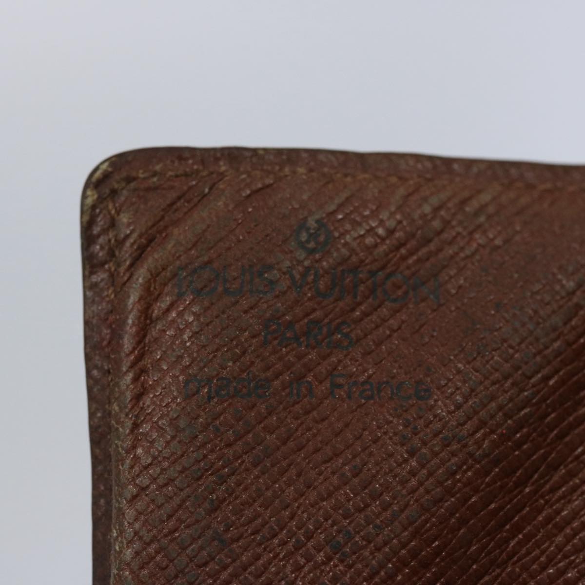 LOUIS VUITTON Monogram Porte Cartes Credit Pression Card Case M60937 Auth 62413