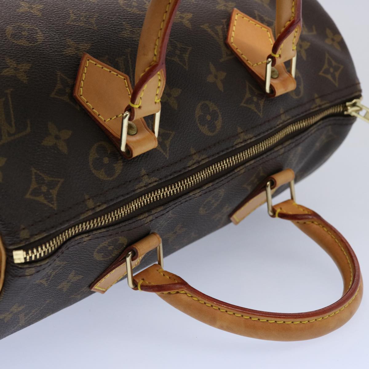 LOUIS VUITTON Monogram Speedy 30 Hand Bag M41526 LV Auth 62423