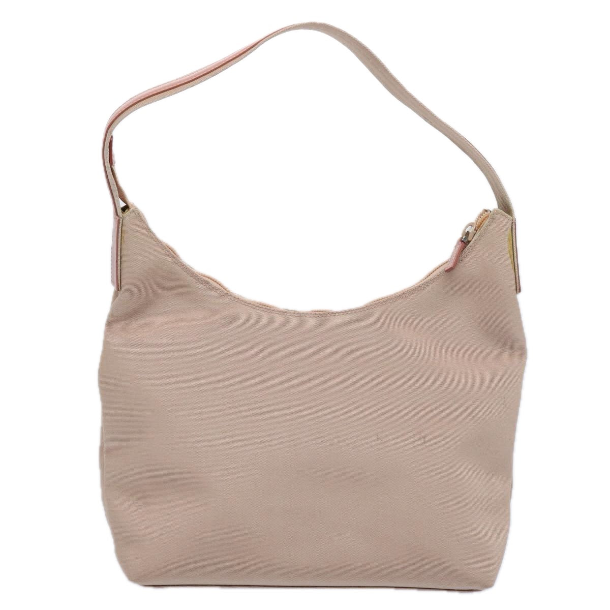 GUCCI Shoulder Bag Canvas Beige Pink 76478 Auth 62431 - 0