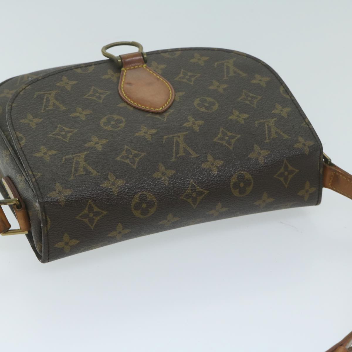 LOUIS VUITTON Monogram Saint Cloud GM Shoulder Bag M51242 LV Auth 62450