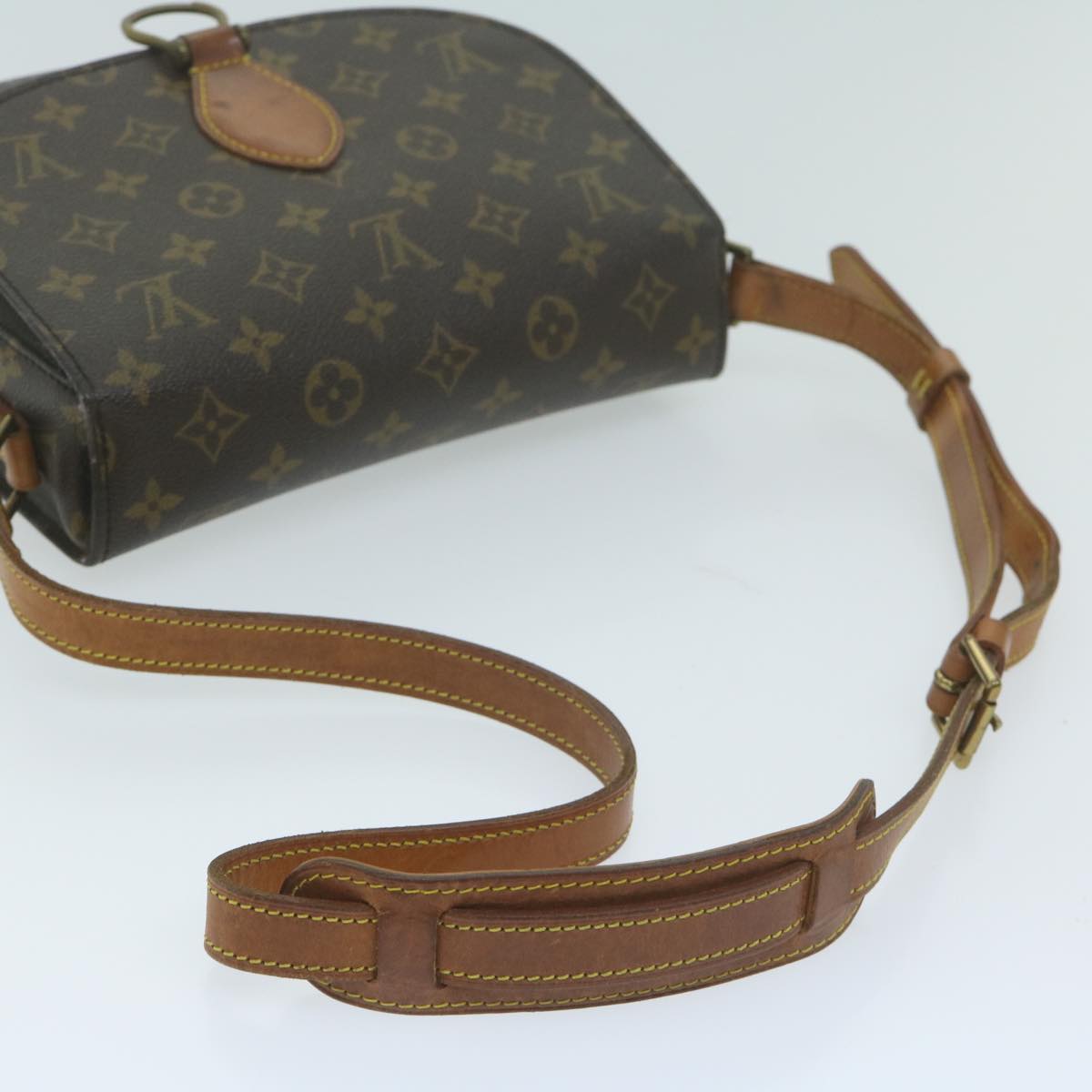 LOUIS VUITTON Monogram Saint Cloud GM Shoulder Bag M51242 LV Auth 62450