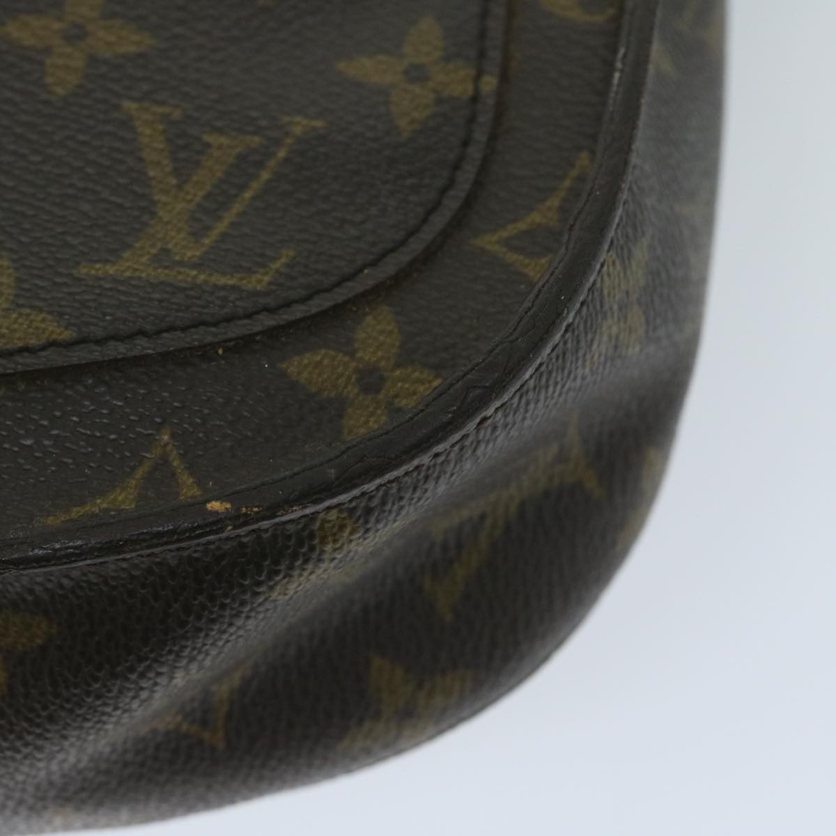 LOUIS VUITTON Monogram Saint Cloud GM Shoulder Bag M51242 LV Auth 62452