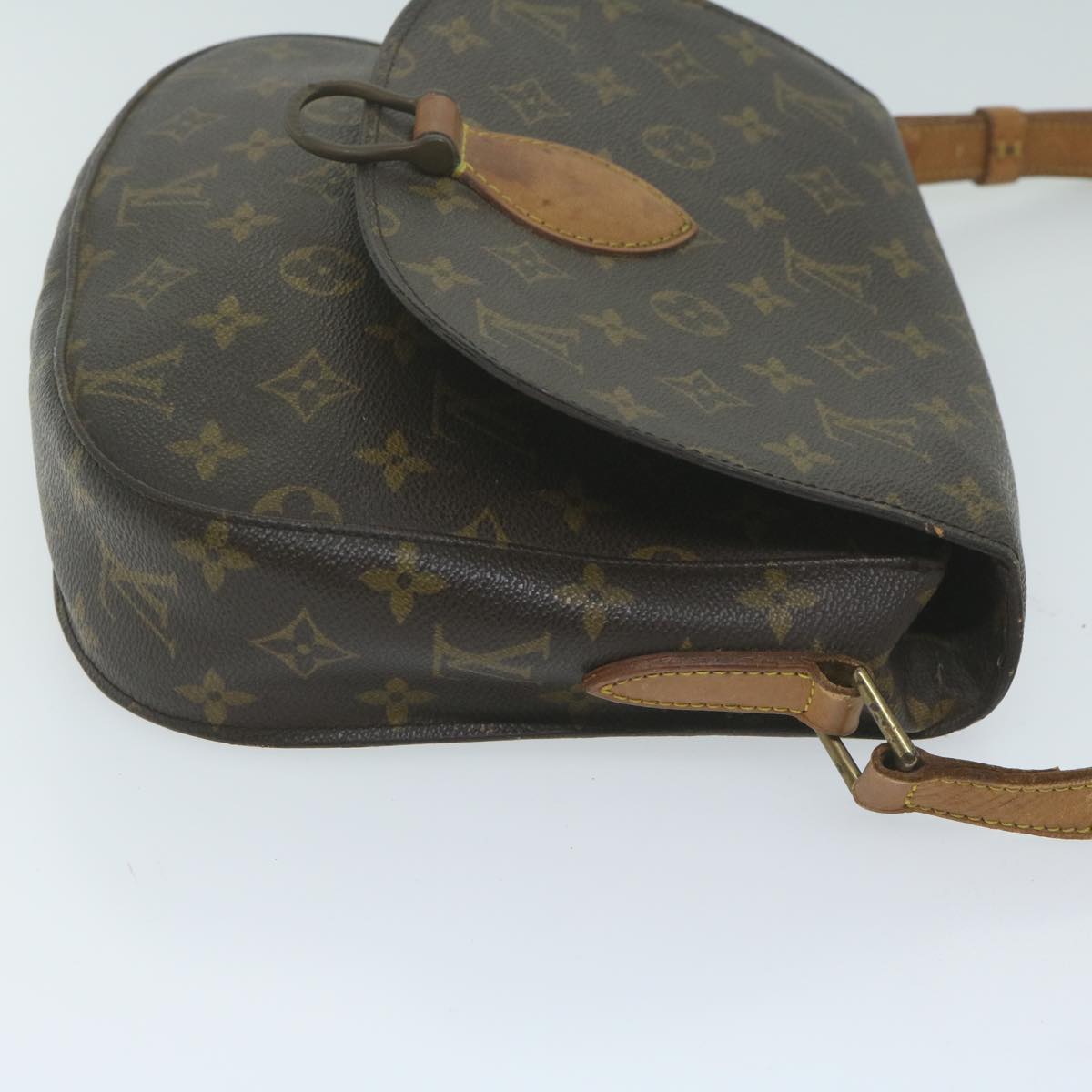 LOUIS VUITTON Monogram Saint Cloud GM Shoulder Bag M51242 LV Auth 62452