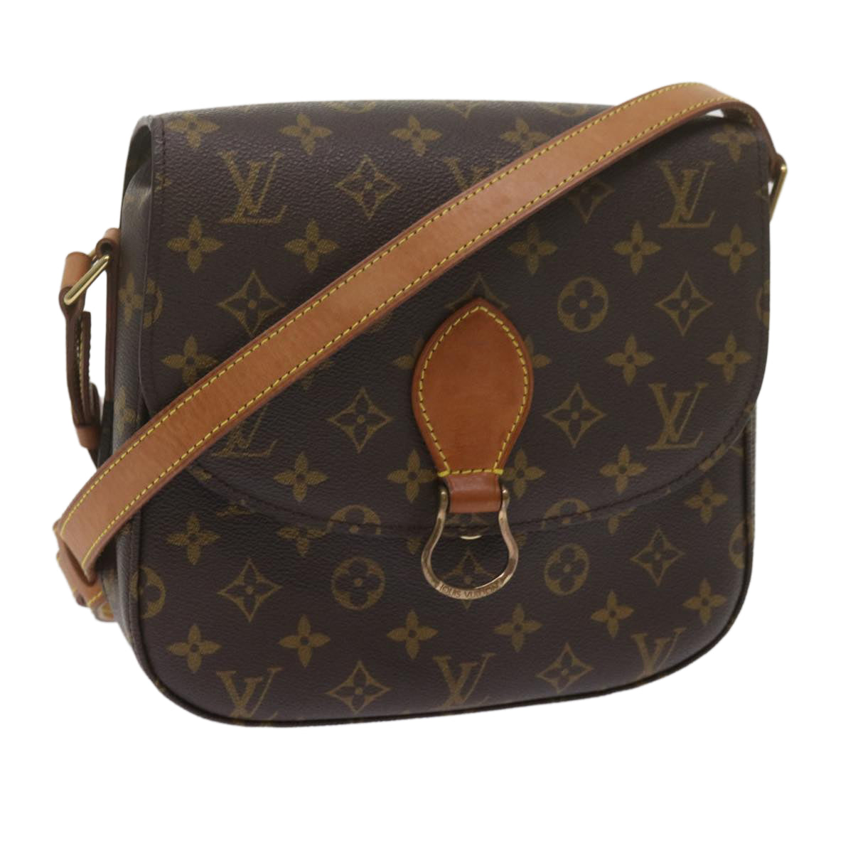 LOUIS VUITTON Monogram Saint Cloud GM Shoulder Bag M51242 LV Auth 62465