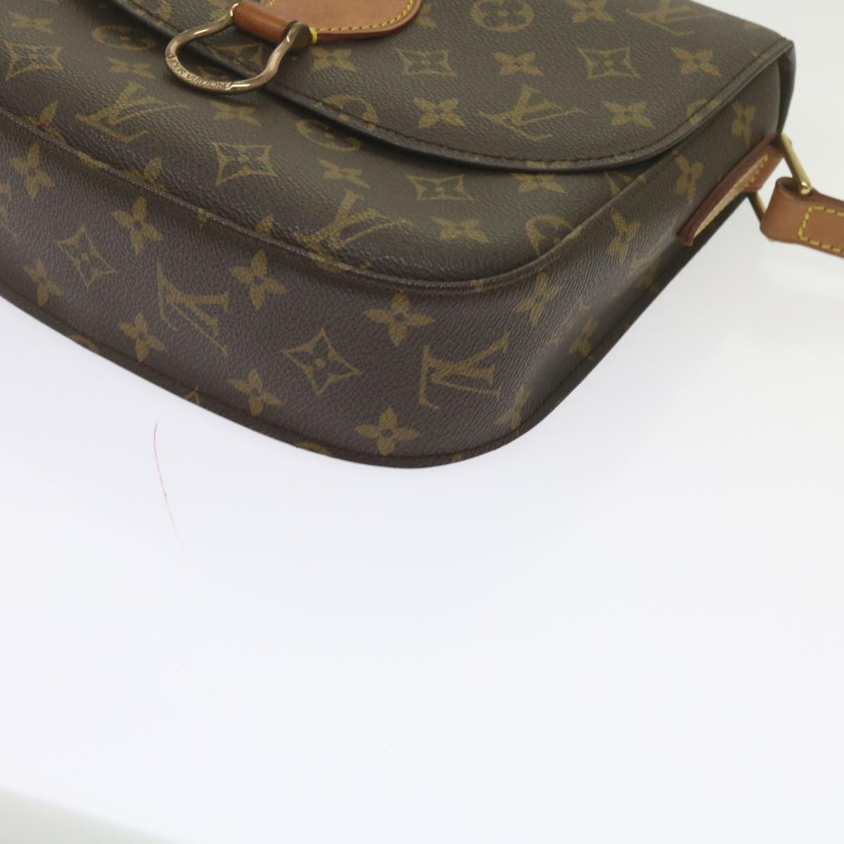 LOUIS VUITTON Monogram Saint Cloud GM Shoulder Bag M51242 LV Auth 62465