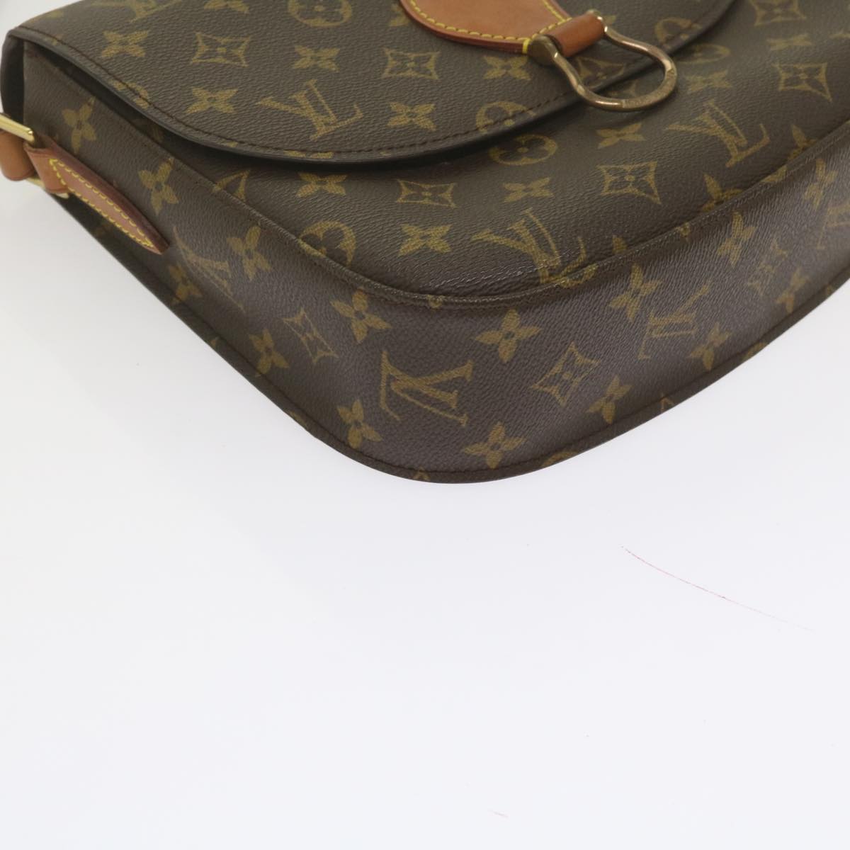 LOUIS VUITTON Monogram Saint Cloud GM Shoulder Bag M51242 LV Auth 62465