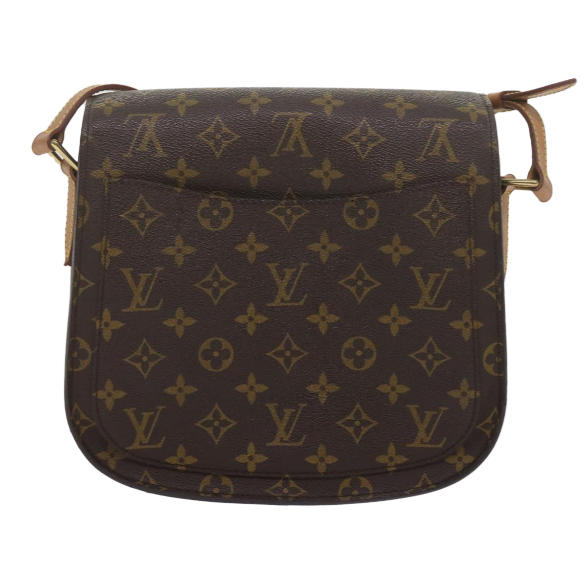 LOUIS VUITTON Monogram Saint Cloud GM Shoulder Bag M51242 LV Auth 62465