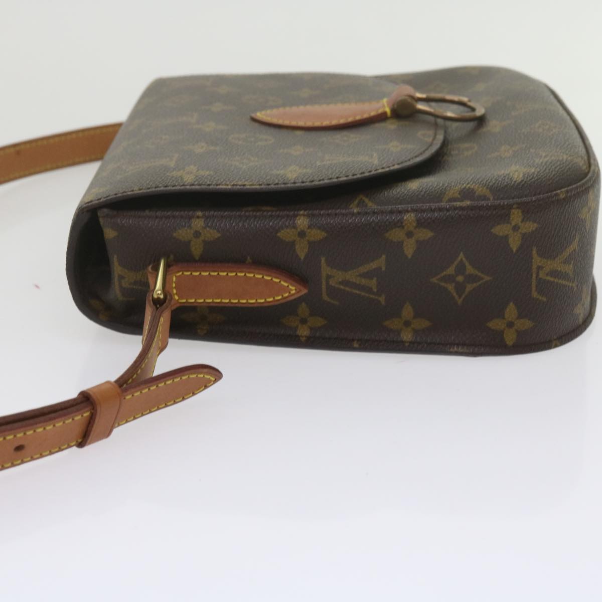 LOUIS VUITTON Monogram Saint Cloud GM Shoulder Bag M51242 LV Auth 62465