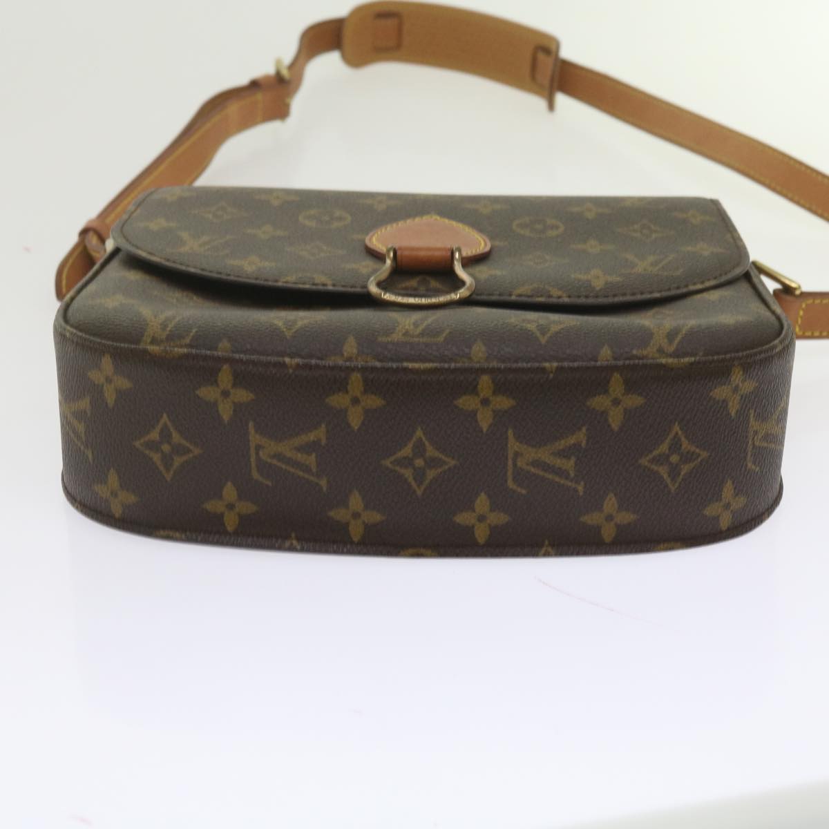 LOUIS VUITTON Monogram Saint Cloud GM Shoulder Bag M51242 LV Auth 62465