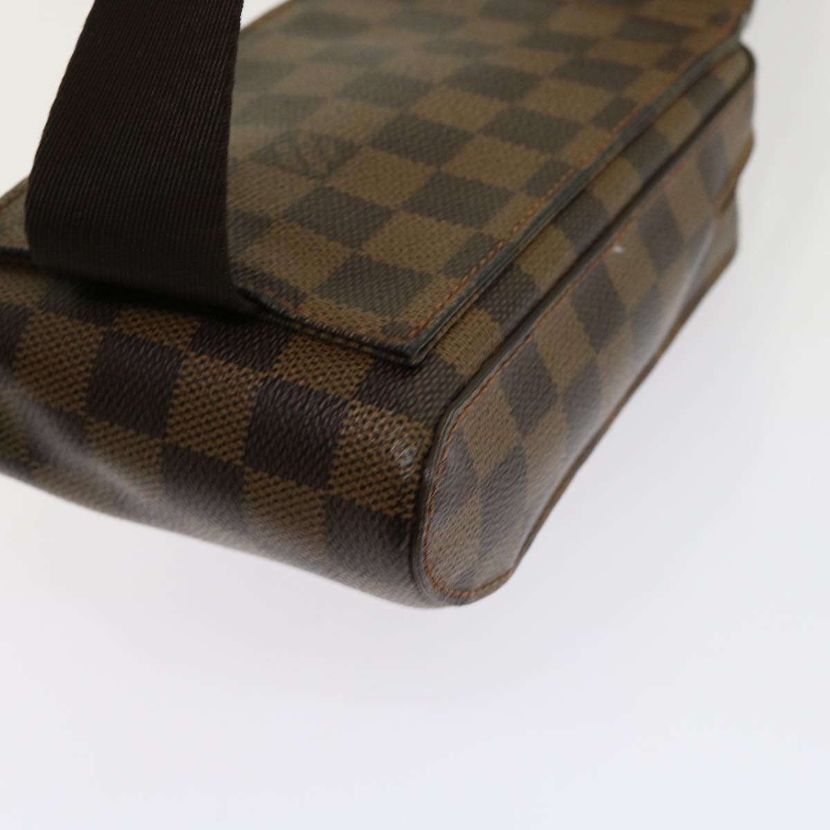 LOUIS VUITTON Damier Ebene Geronimos Shoulder Bag N51994 LV Auth 62483