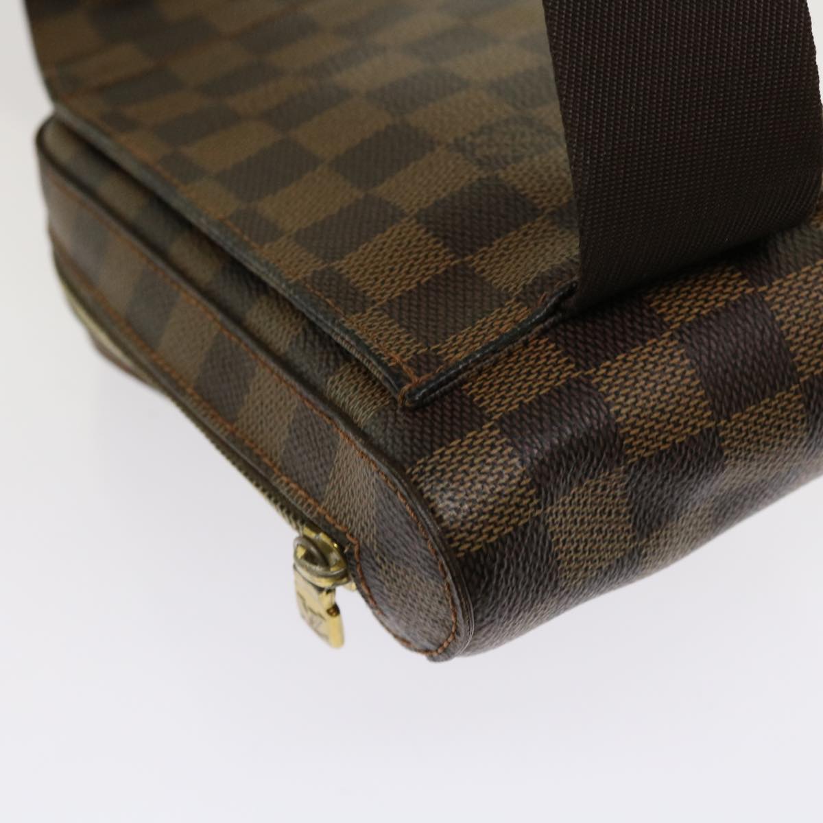 LOUIS VUITTON Damier Ebene Geronimos Shoulder Bag N51994 LV Auth 62483