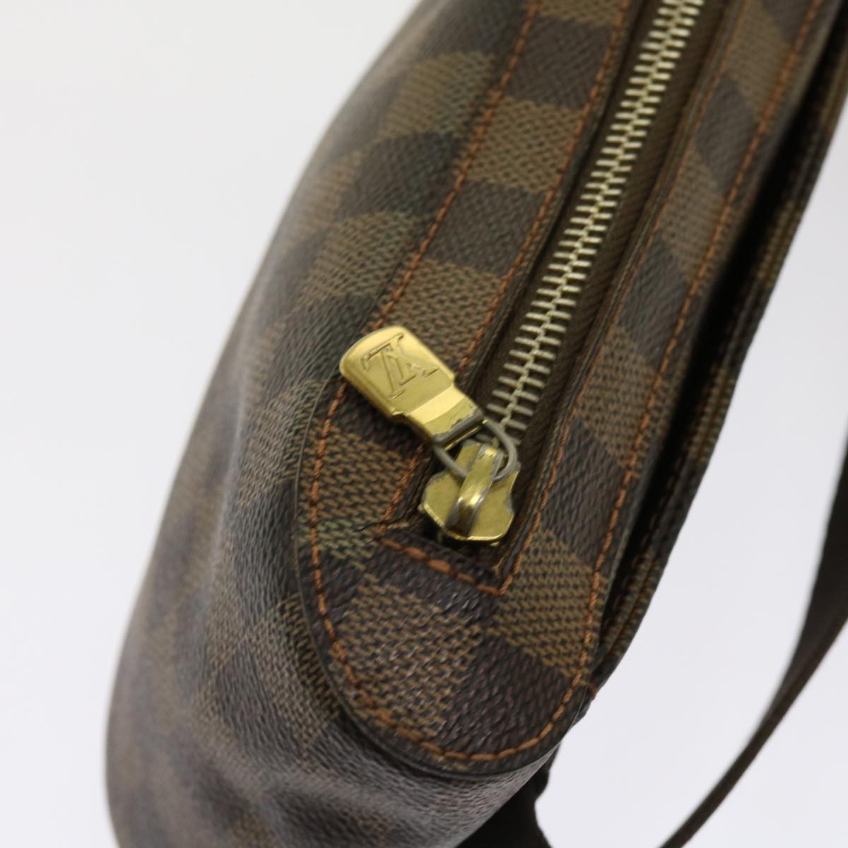 LOUIS VUITTON Damier Ebene Geronimos Shoulder Bag N51994 LV Auth 62483