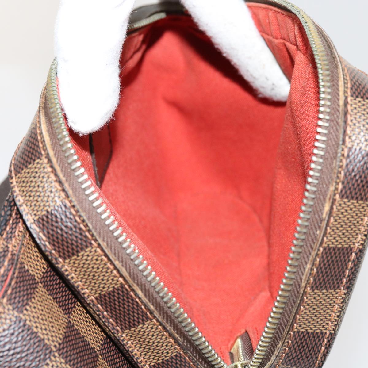 LOUIS VUITTON Damier Ebene Geronimos Shoulder Bag N51994 LV Auth 62483