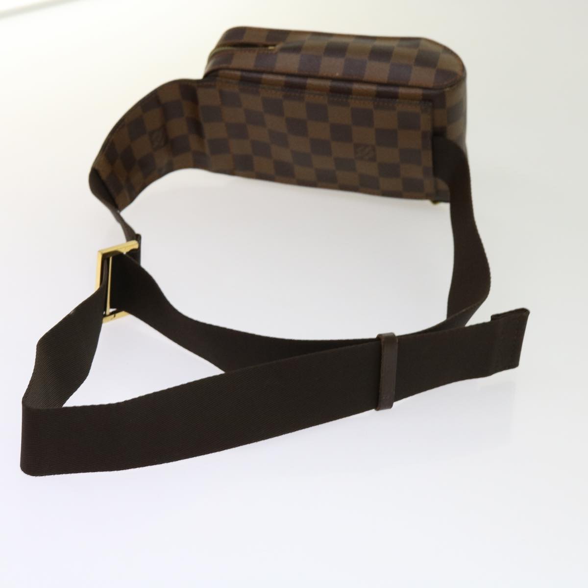 LOUIS VUITTON Damier Ebene Geronimos Shoulder Bag N51994 LV Auth 62483