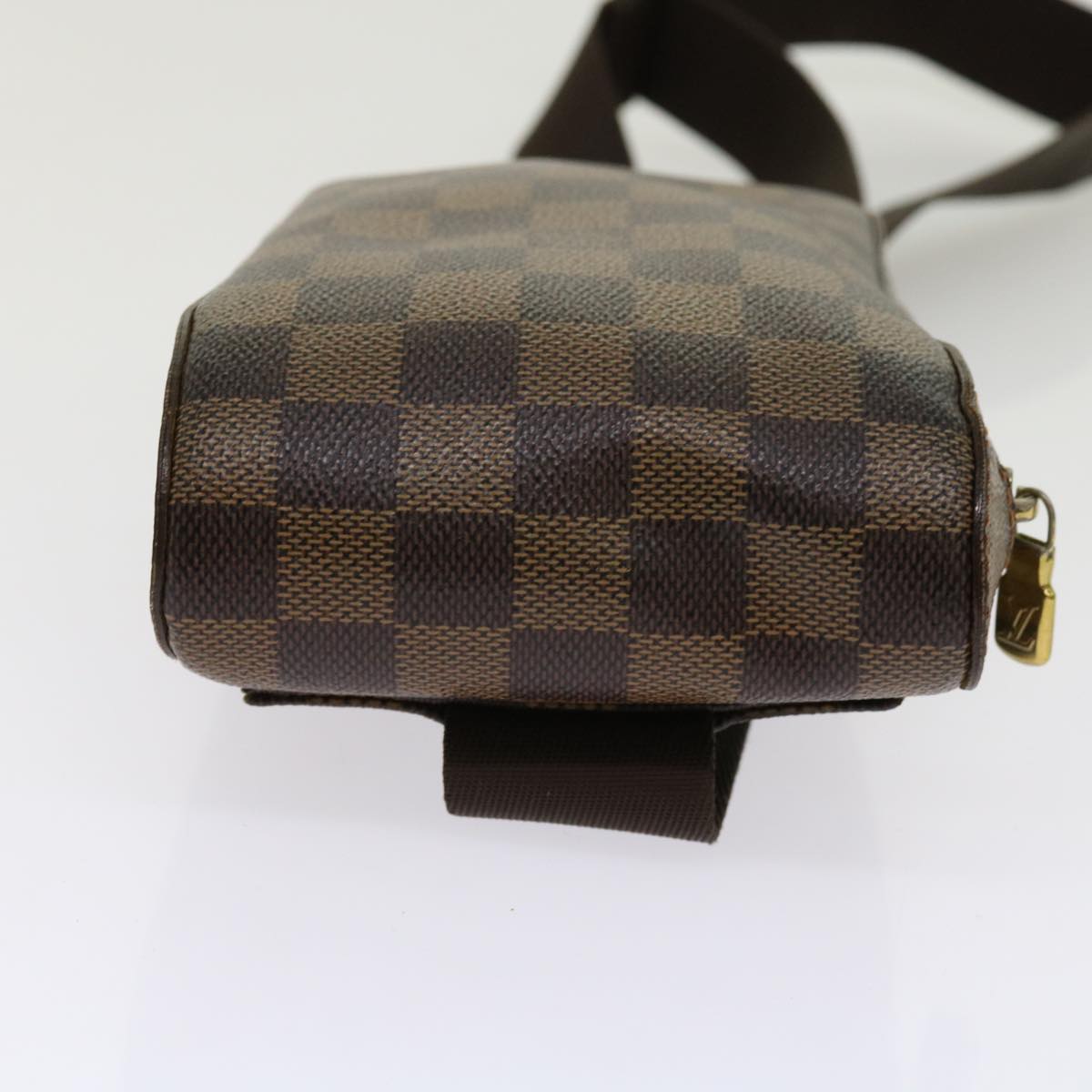 LOUIS VUITTON Damier Ebene Geronimos Shoulder Bag N51994 LV Auth 62483