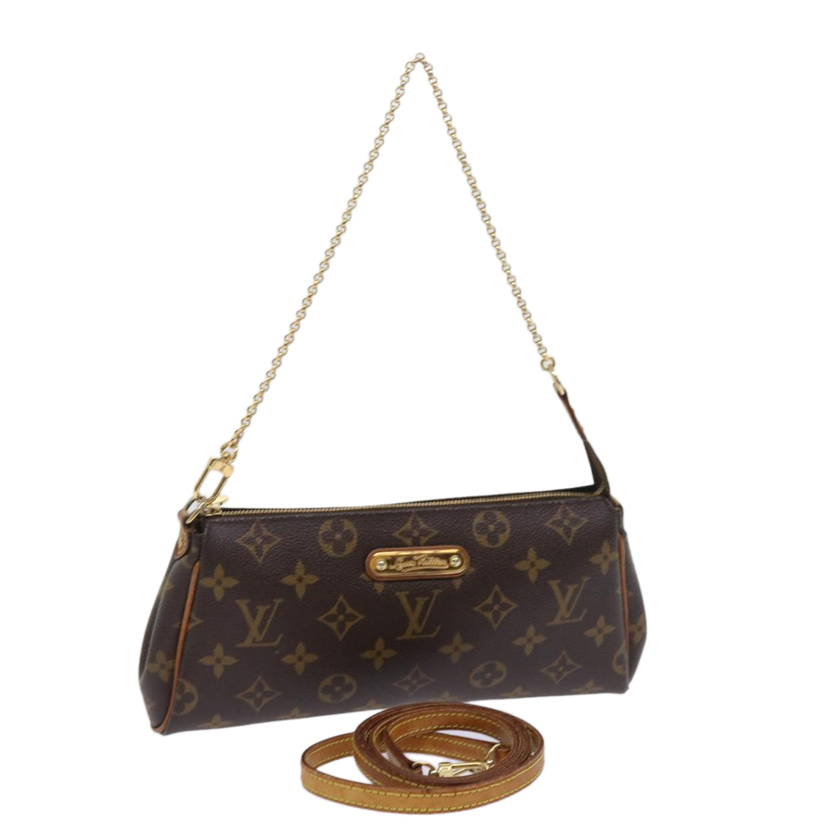 LOUIS VUITTON Monogram Eva Shoulder Bag 2way M95567 LV Auth 62484