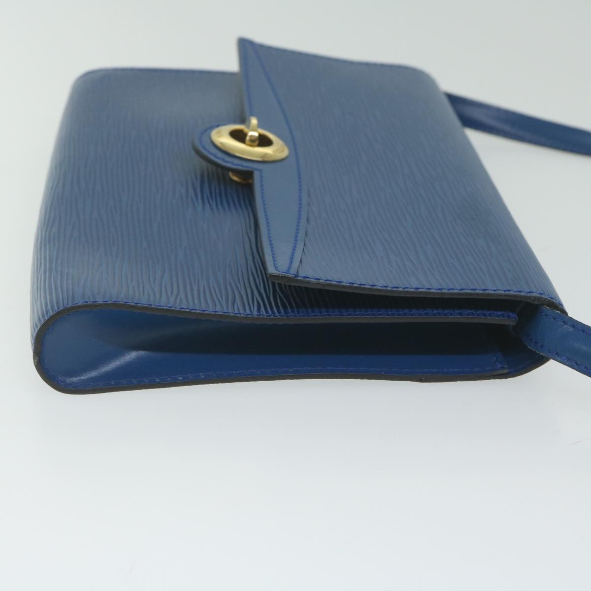 LOUIS VUITTON Epi Pochette Arche Shoulder Bag Blue M52575 LV Auth 62486