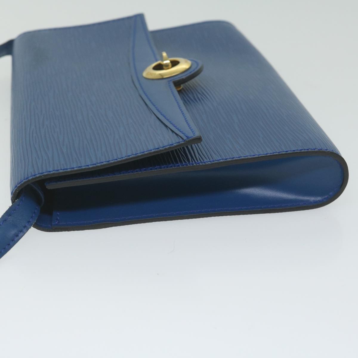 LOUIS VUITTON Epi Pochette Arche Shoulder Bag Blue M52575 LV Auth 62486