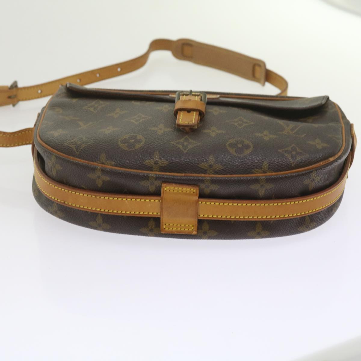 LOUIS VUITTON Monogram Jeune Fille MM Shoulder Bag M51226 LV Auth 62487