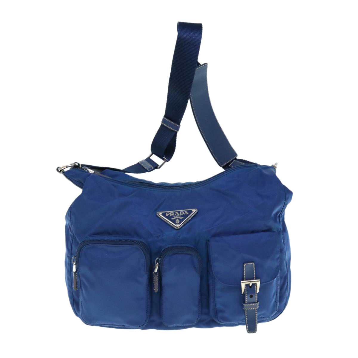 PRADA Shoulder Bag Nylon Navy Auth 62504