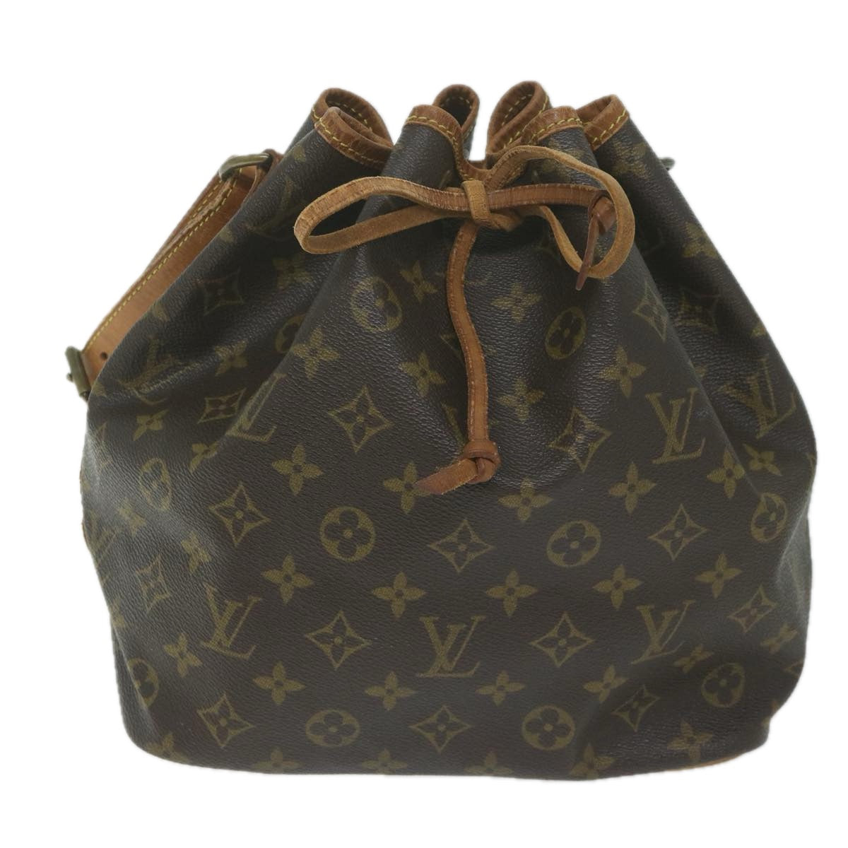 LOUIS VUITTON Monogram Petit Noe Shoulder Bag M42226 LV Auth 62510