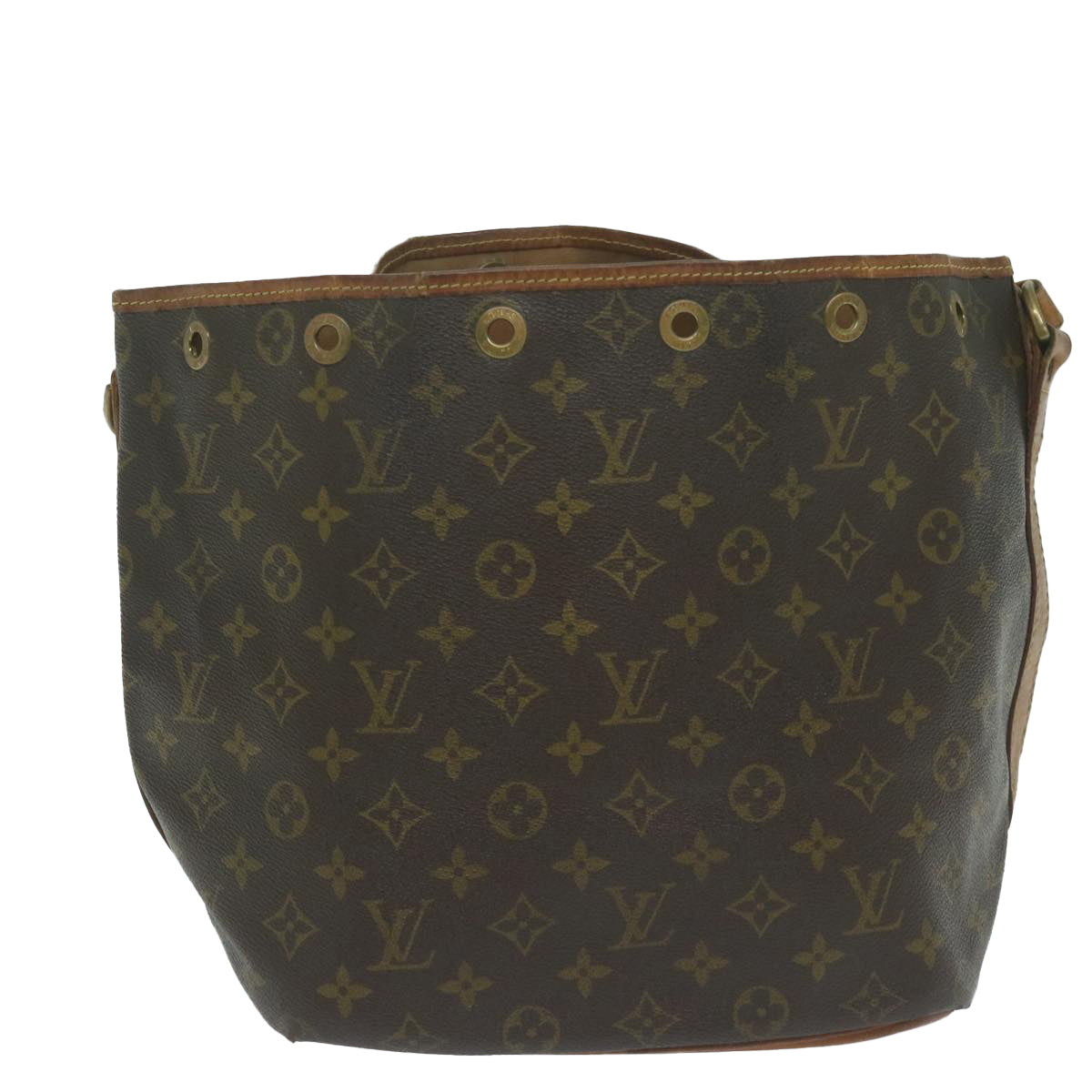 LOUIS VUITTON Monogram Petit Noe Shoulder Bag M42226 LV Auth 62511