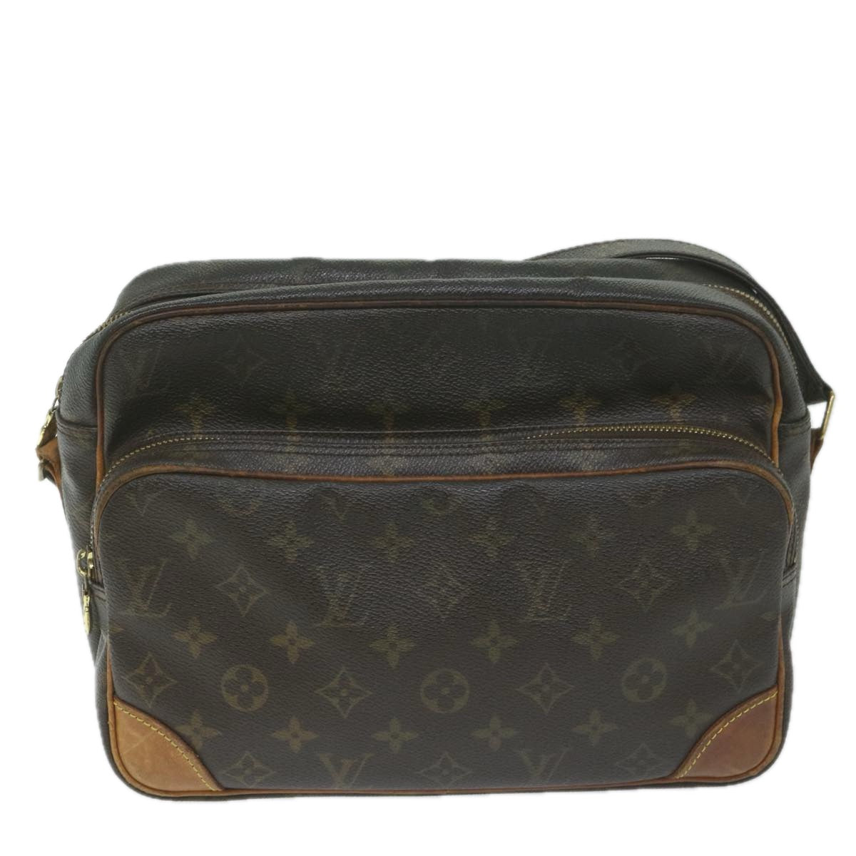 LOUIS VUITTON Monogram Nile Shoulder Bag M45244 LV Auth 62541