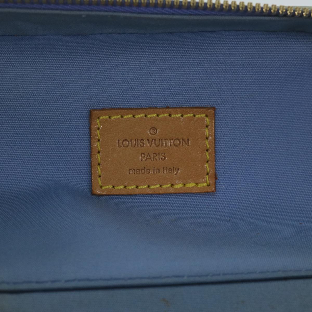 LOUIS VUITTON Monogram Vernis Sullivan Vertical Bag Lavande M91258 LV Auth 62573