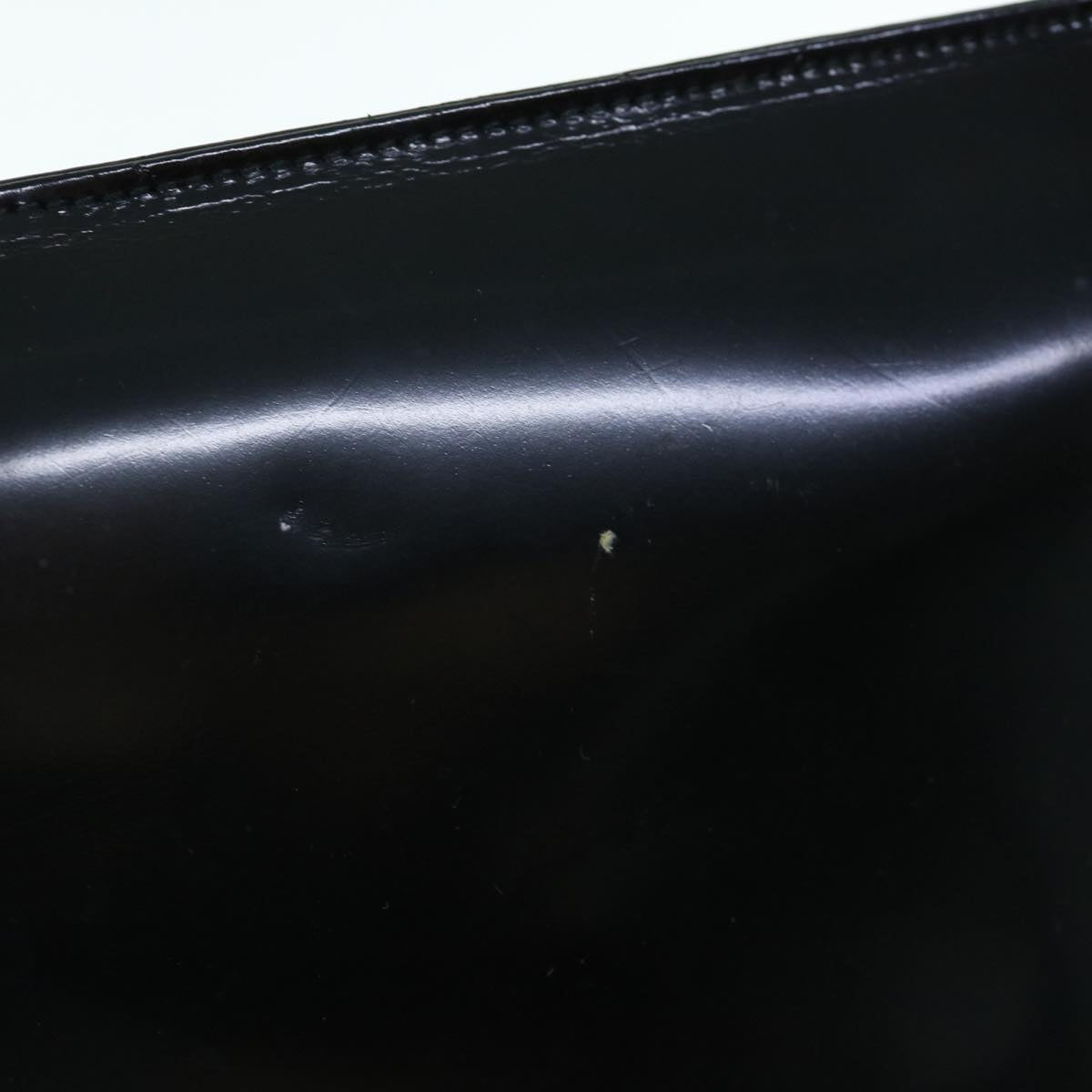 GUCCI Shoulder Bag Patent leather Black 001 1119 1731 Auth 62591