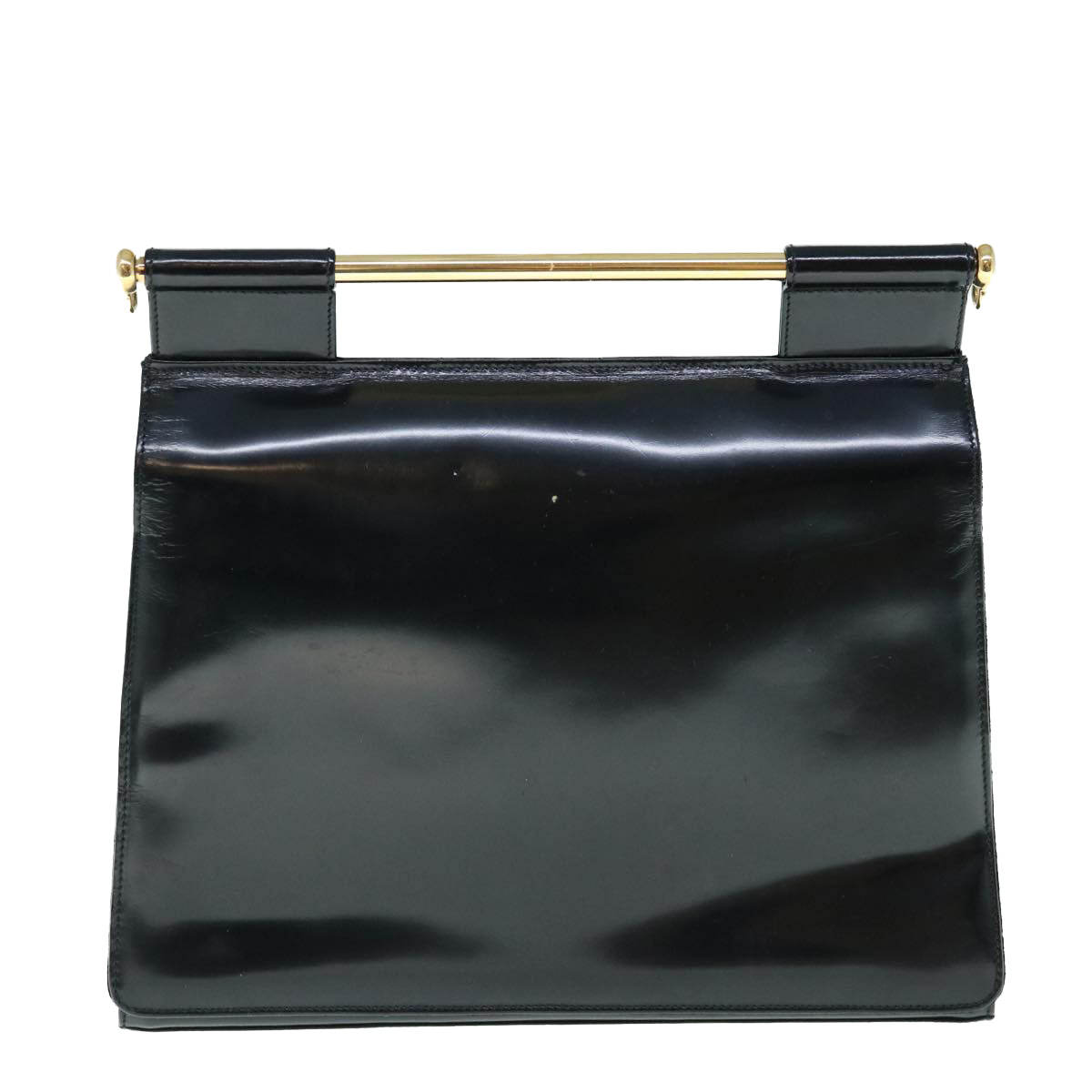 GUCCI Shoulder Bag Patent leather Black 001 1119 1731 Auth 62591 - 0