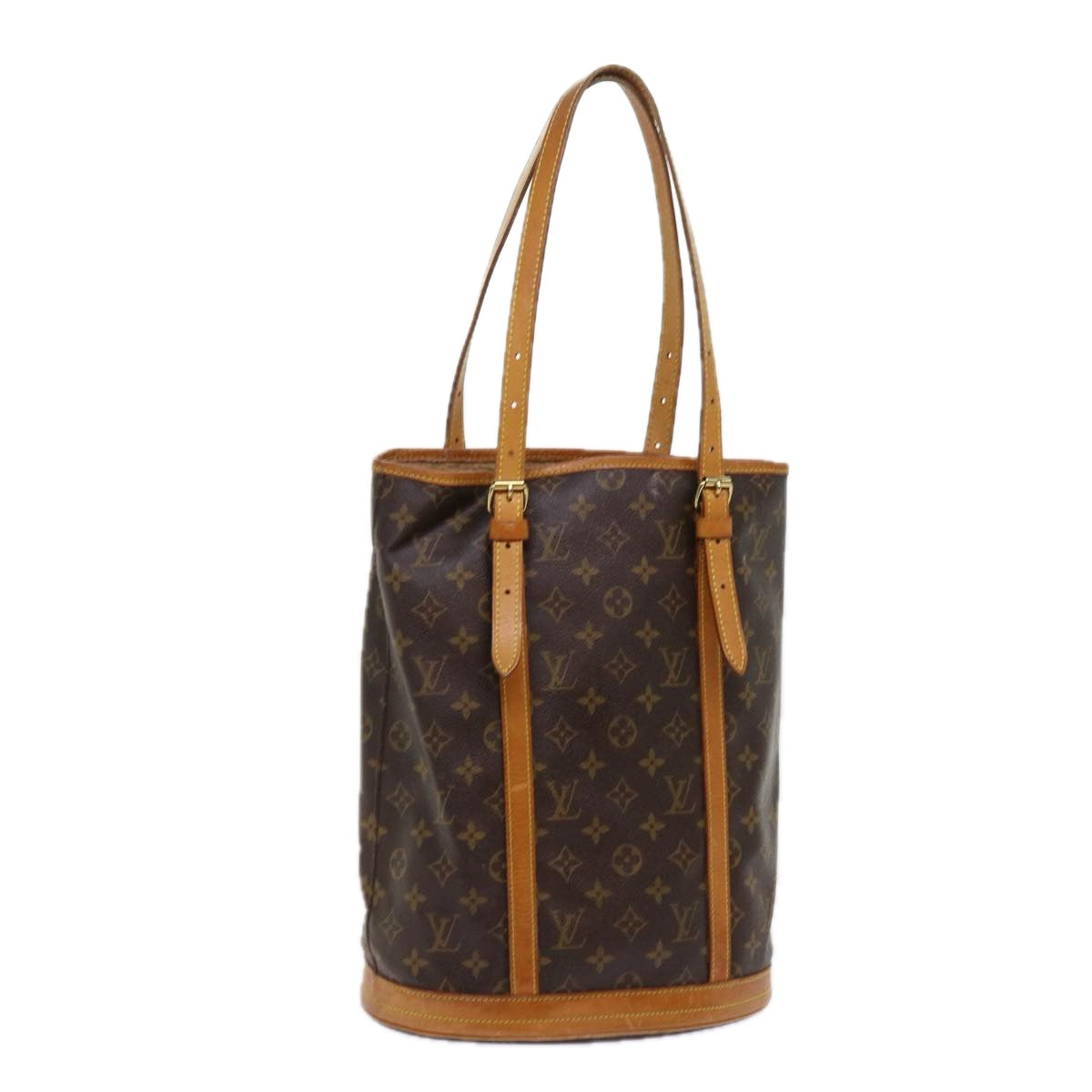 LOUIS VUITTON Monogram Bucket GM Shoulder Bag M42236 LV Auth 62600