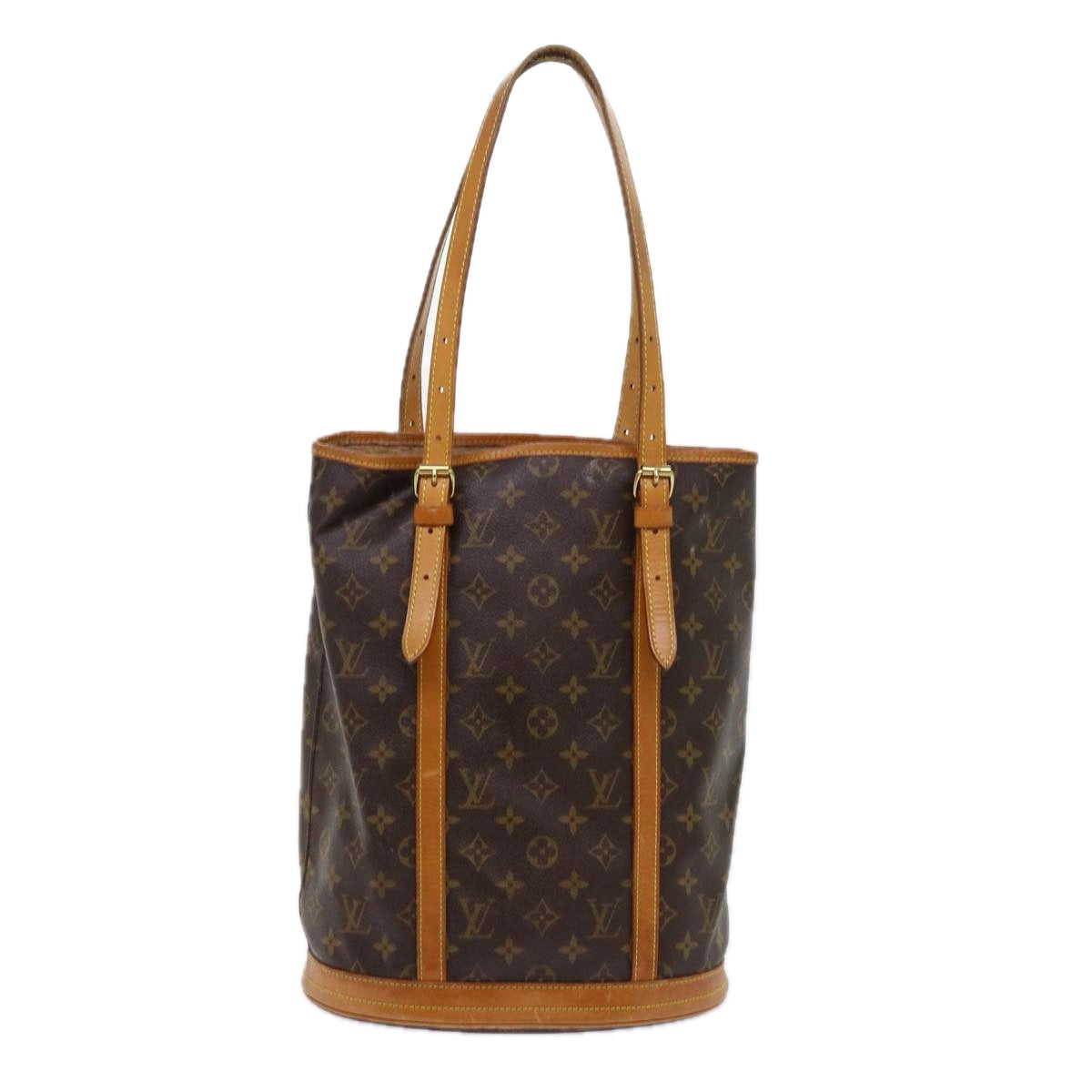 LOUIS VUITTON Monogram Bucket GM Shoulder Bag M42236 LV Auth 62600