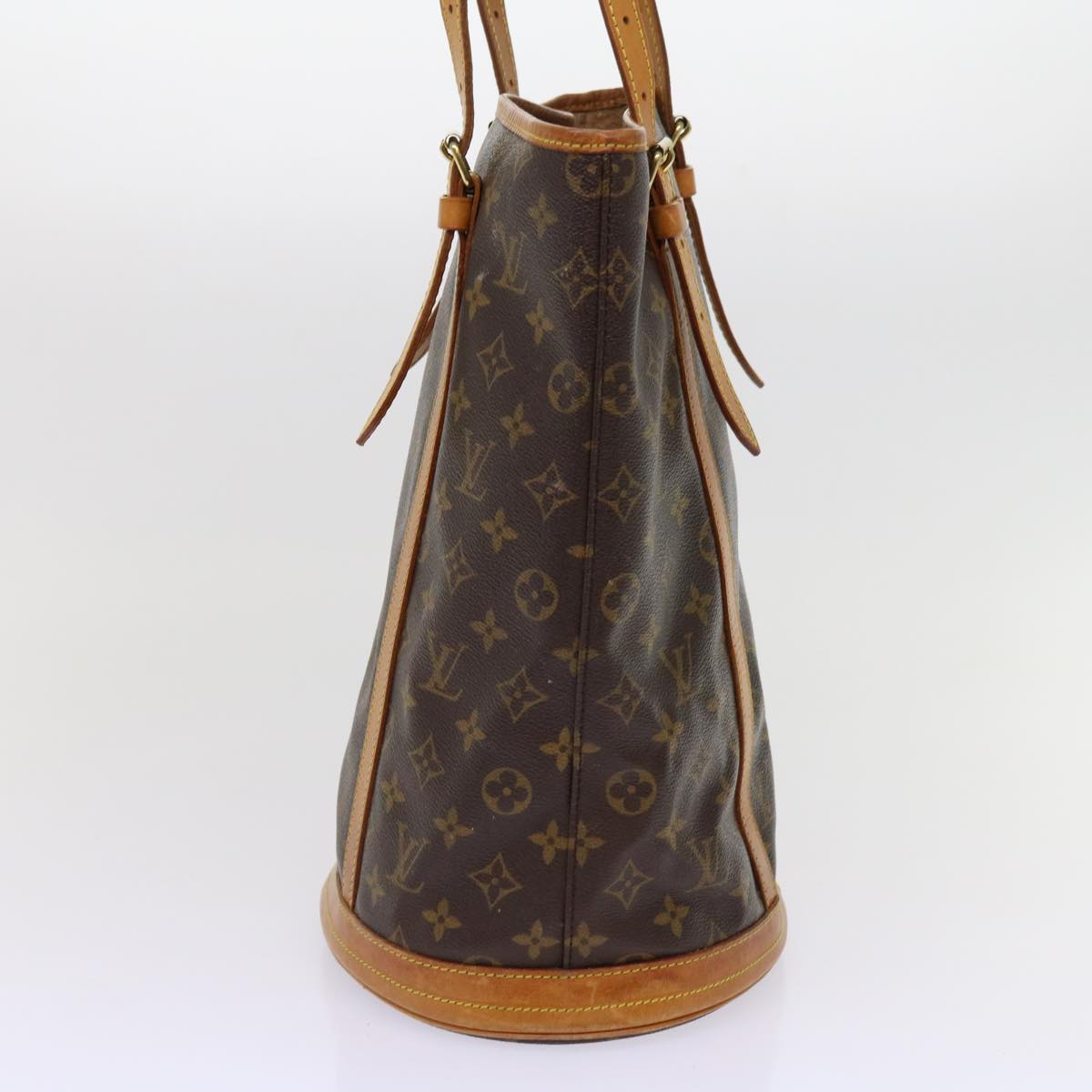 LOUIS VUITTON Monogram Bucket GM Shoulder Bag M42236 LV Auth 62600