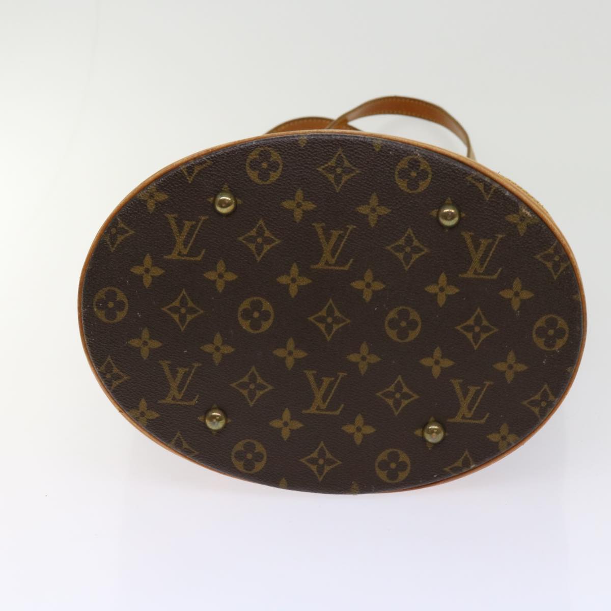 LOUIS VUITTON Monogram Bucket GM Shoulder Bag M42236 LV Auth 62600