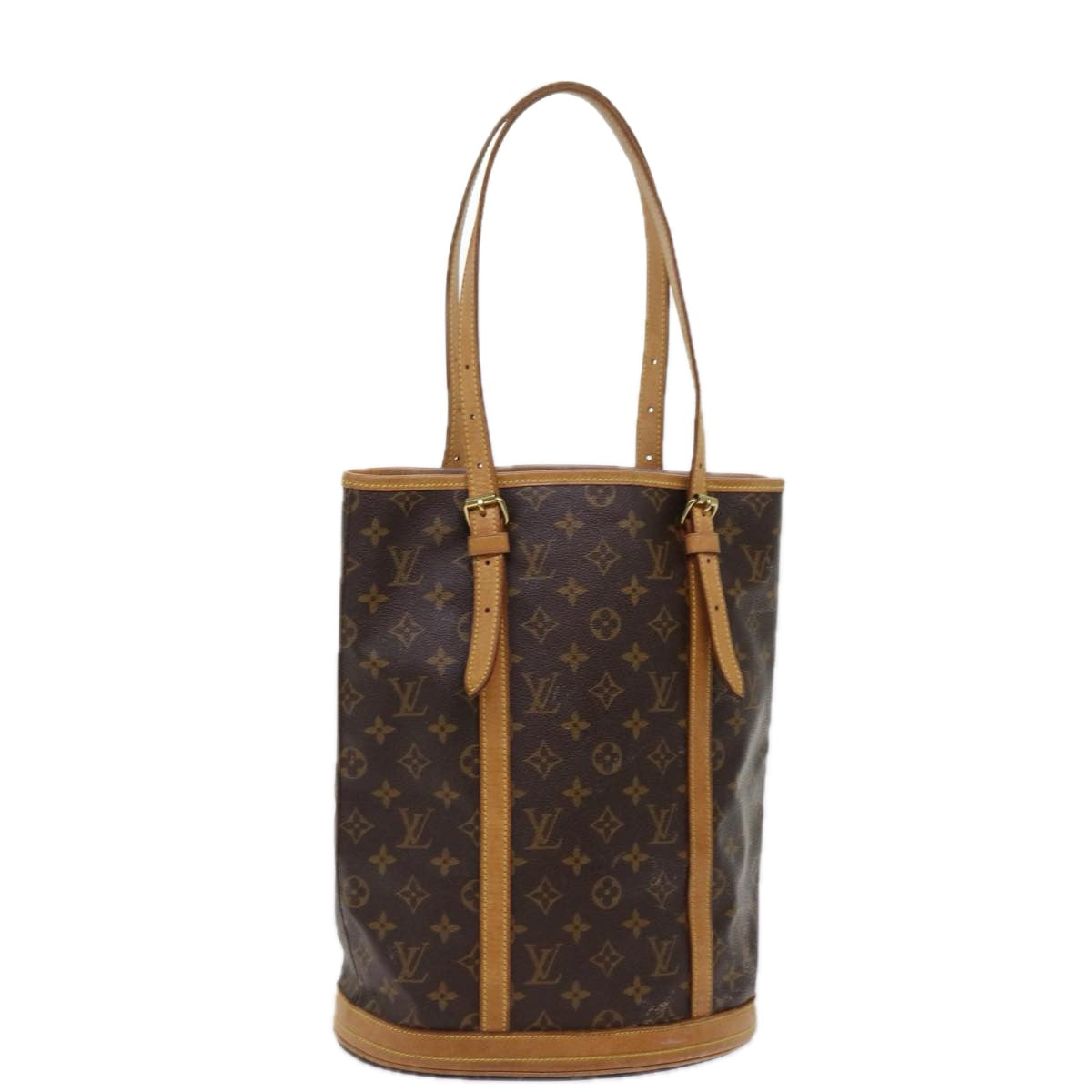 LOUIS VUITTON Monogram Bucket GM Shoulder Bag M42236 LV Auth 62601