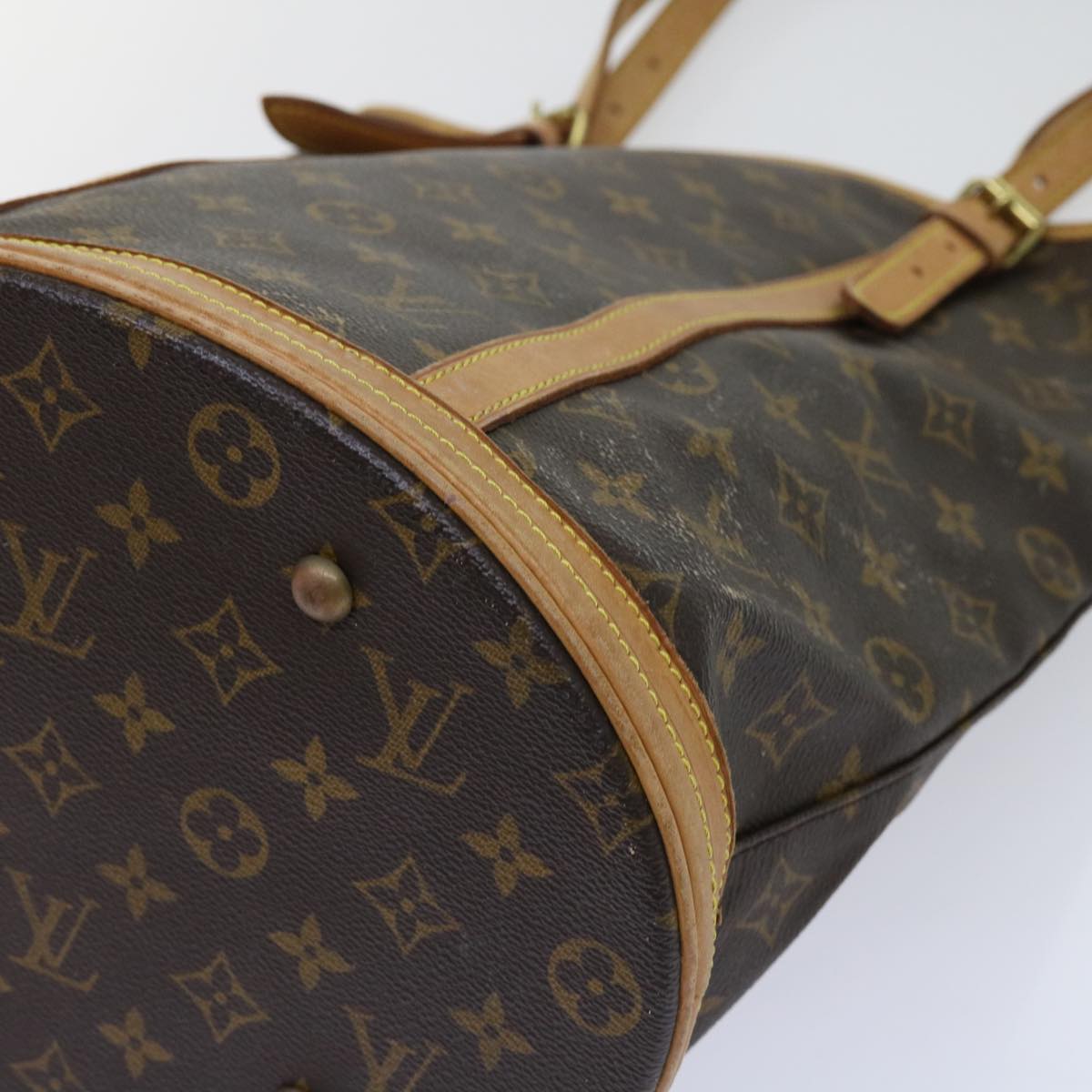 LOUIS VUITTON Monogram Bucket GM Shoulder Bag M42236 LV Auth 62601