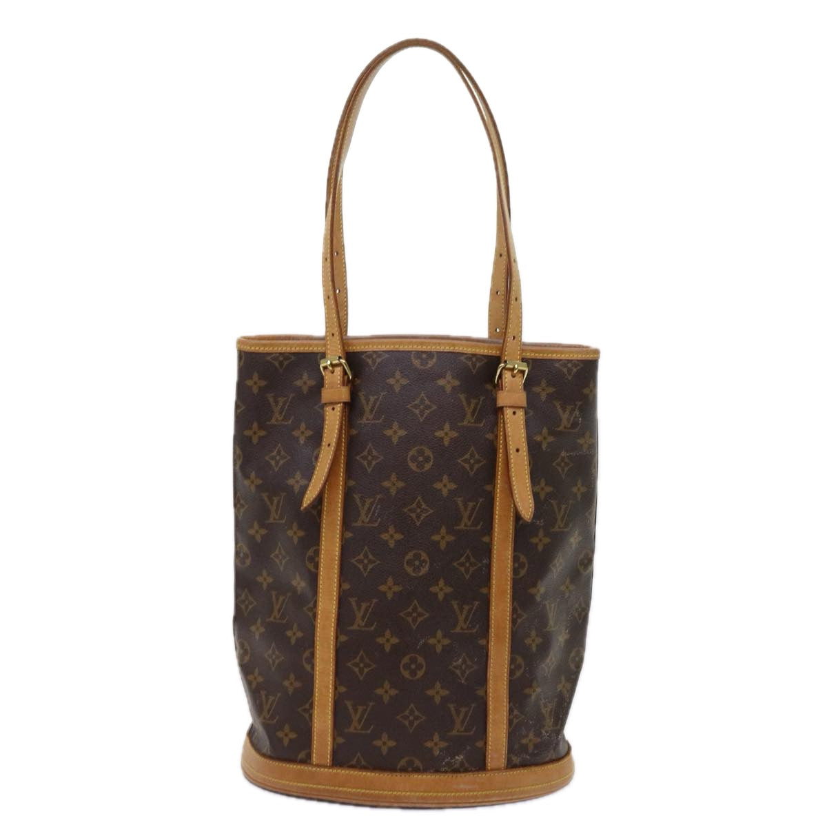 LOUIS VUITTON Monogram Bucket GM Shoulder Bag M42236 LV Auth 62601