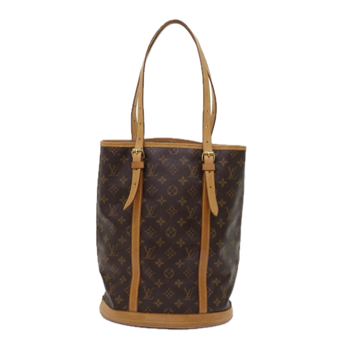 LOUIS VUITTON Monogram Bucket GM Shoulder Bag M42236 LV Auth 62601