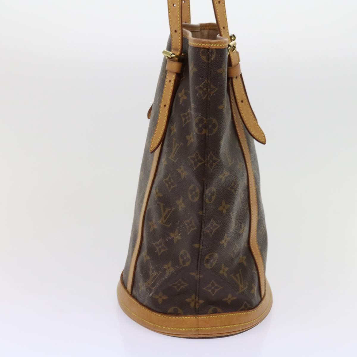 LOUIS VUITTON Monogram Bucket GM Shoulder Bag M42236 LV Auth 62601