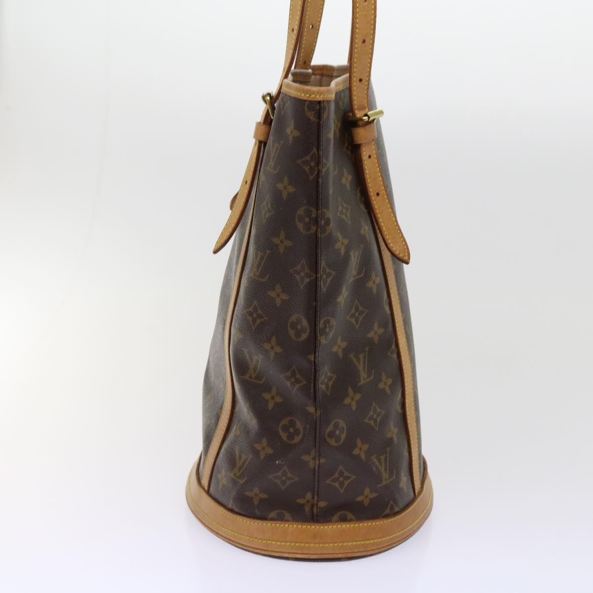 LOUIS VUITTON Monogram Bucket GM Shoulder Bag M42236 LV Auth 62601