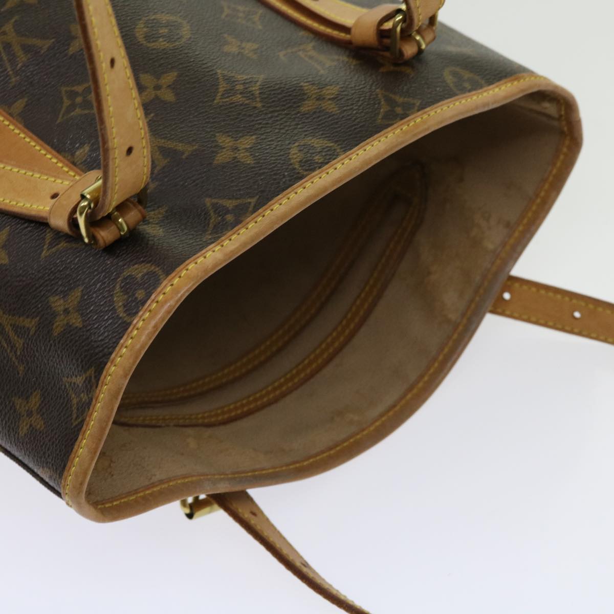 LOUIS VUITTON Monogram Bucket GM Shoulder Bag M42236 LV Auth 62601