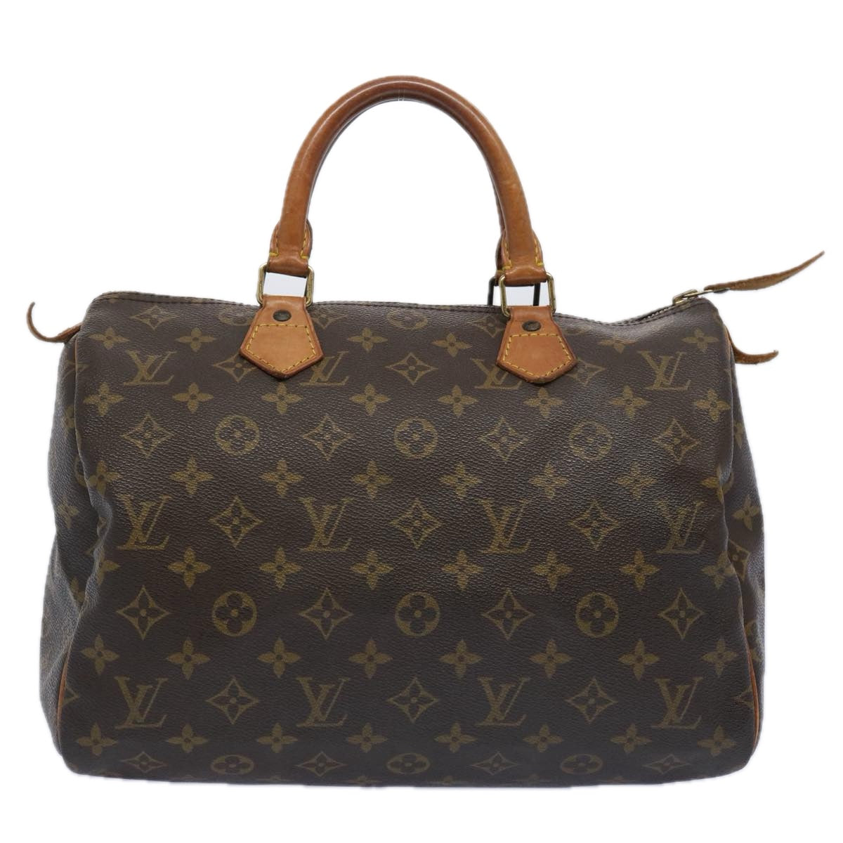 LOUIS VUITTON Monogram Speedy 30 Hand Bag M41526 LV Auth 62602