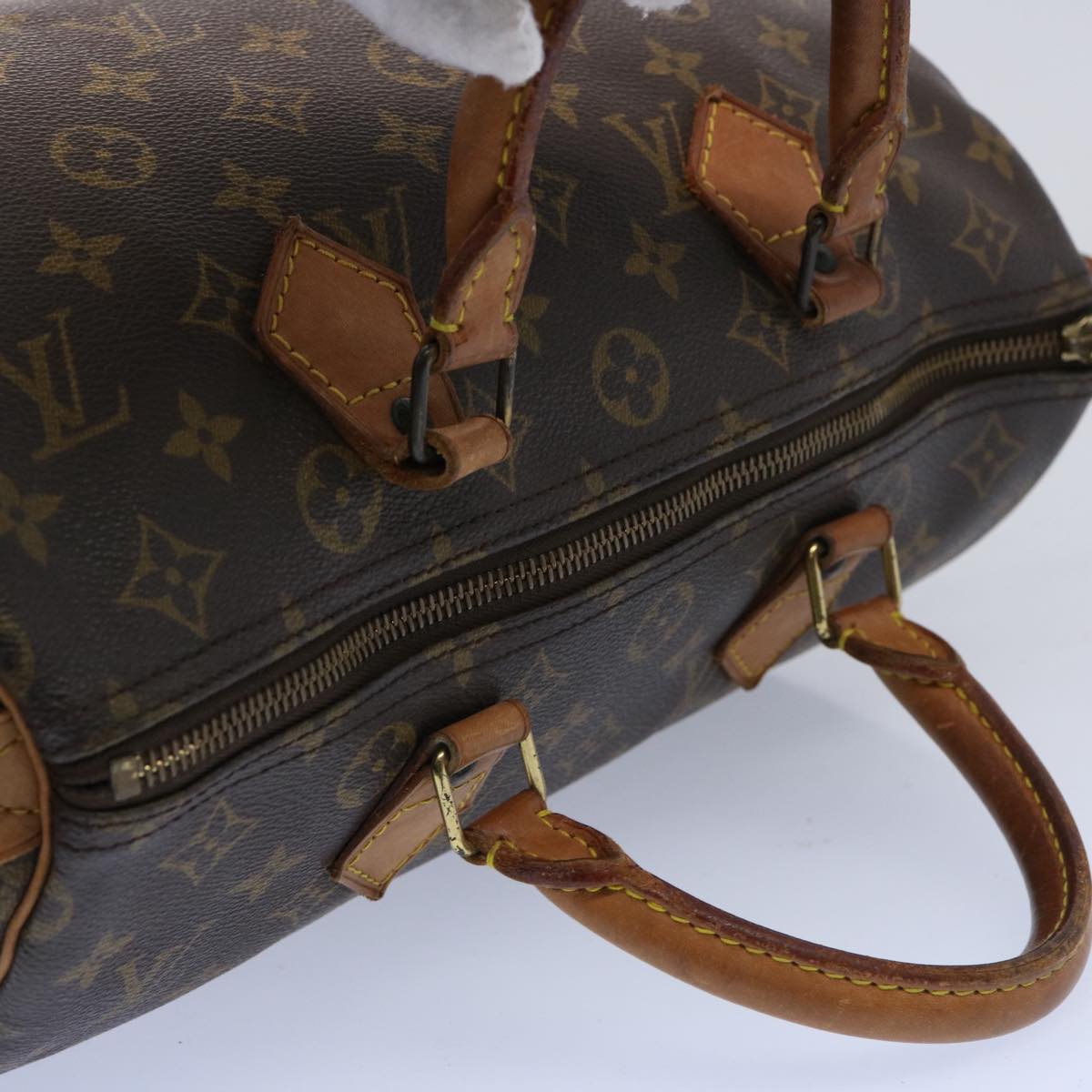 LOUIS VUITTON Monogram Speedy 30 Hand Bag M41526 LV Auth 62602