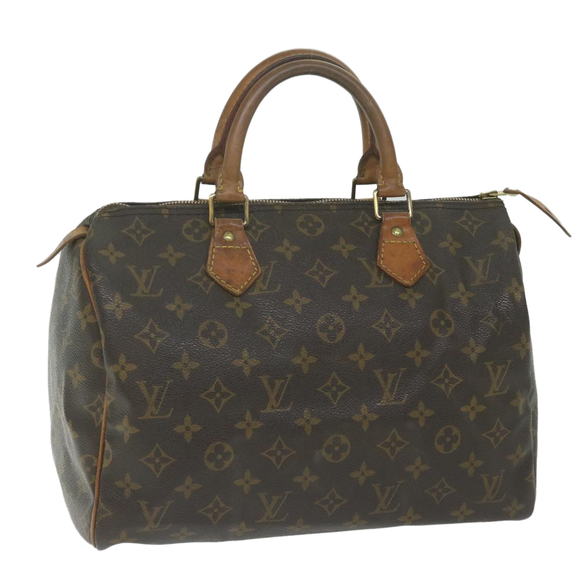 LOUIS VUITTON Monogram Speedy 30 Hand Bag M41526 LV Auth 62605