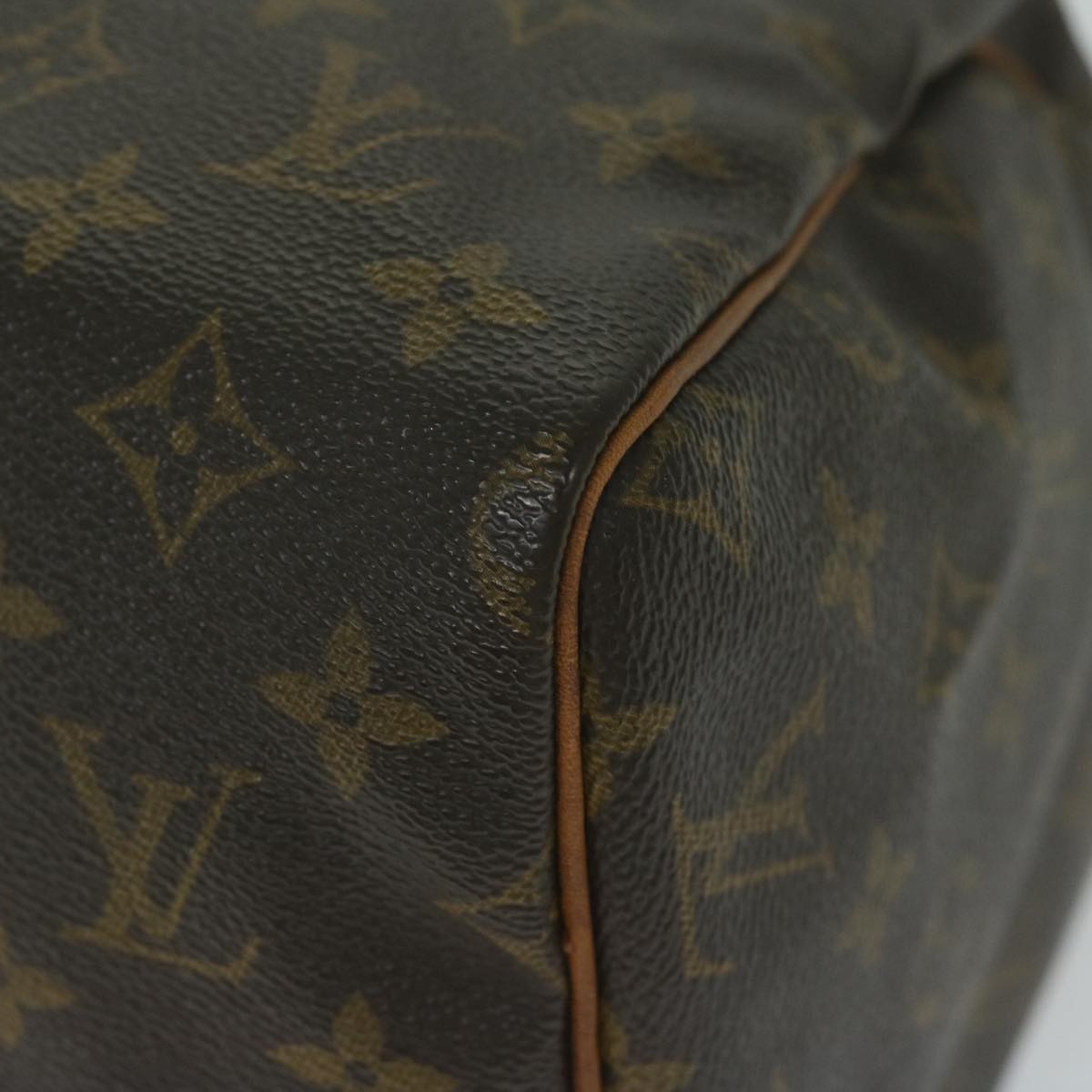 LOUIS VUITTON Monogram Speedy 30 Hand Bag M41526 LV Auth 62605