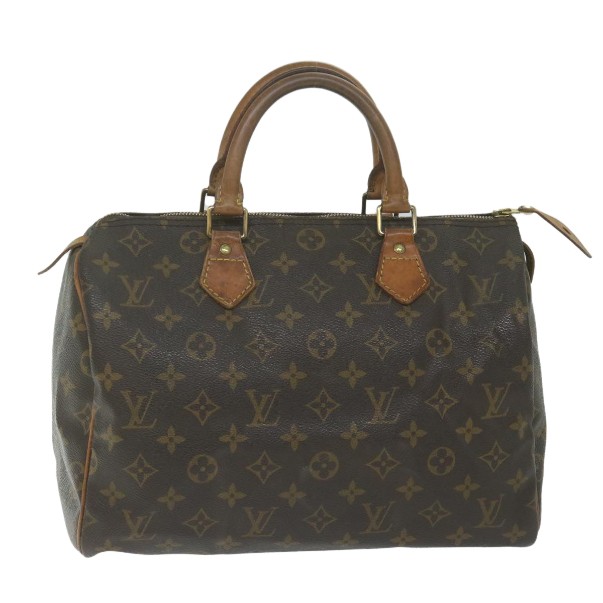 LOUIS VUITTON Monogram Speedy 30 Hand Bag M41526 LV Auth 62605