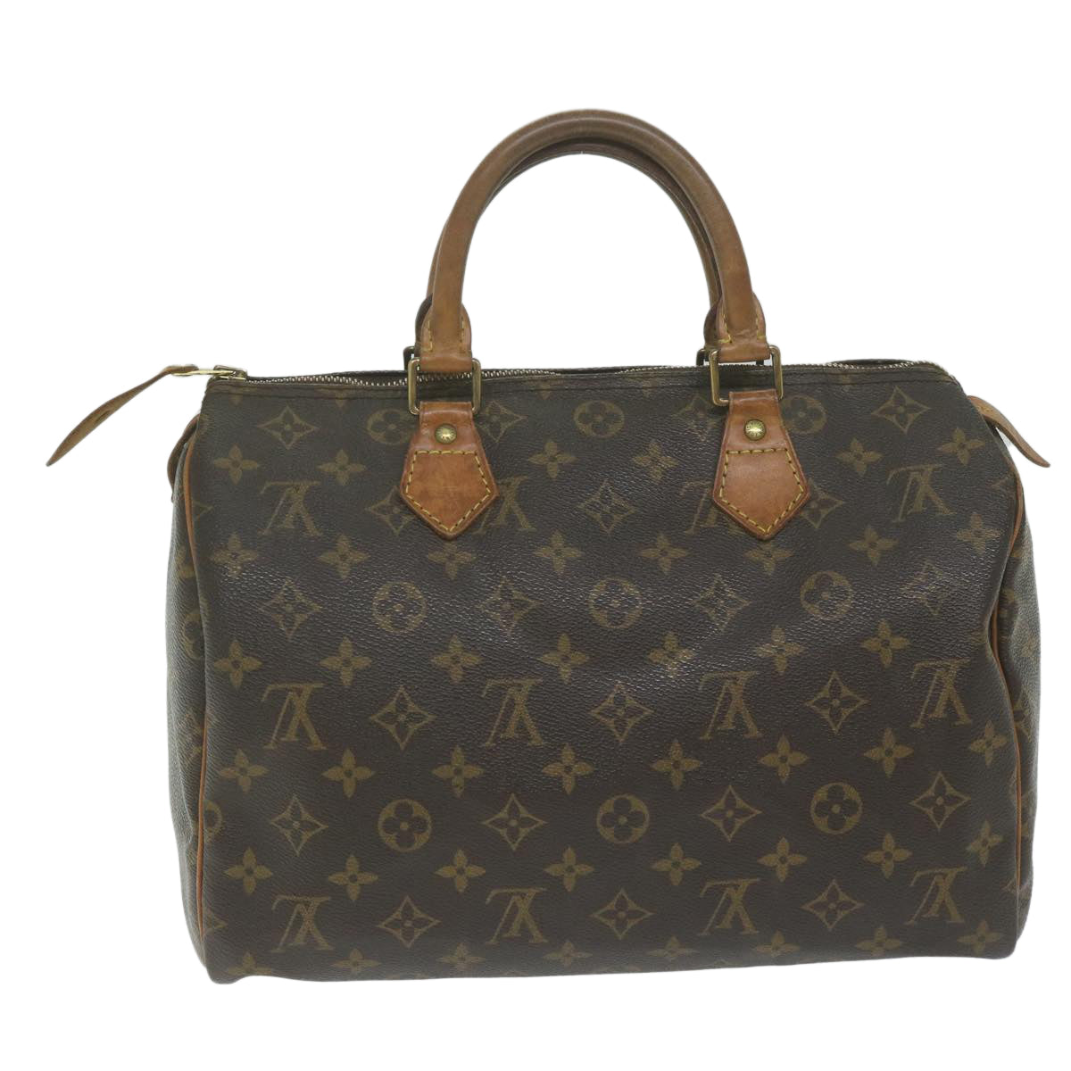 LOUIS VUITTON Monogram Speedy 30 Hand Bag M41526 LV Auth 62605